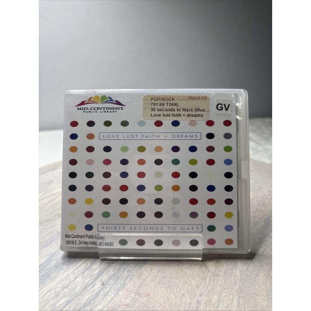 Thirty Seconds to Mars – Love Lust Faith + Dreams CD 2013 Alt Rock Jared Leto